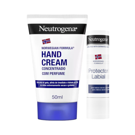 Neutrogena Creme Concentrado Mãos + Stick Labial