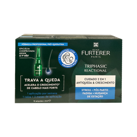 Rene Furterer Triphasic Reactional 12 ampolas Rene Furterer Triphasic Reactional 12 ampolas