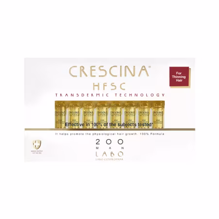 Crescina HFSC Transdermic Homem 200 20 ampolas