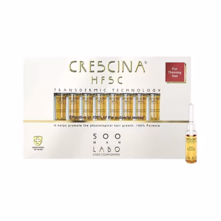 Crescina HFSC Transdermic Hombre 500 20 ampollas