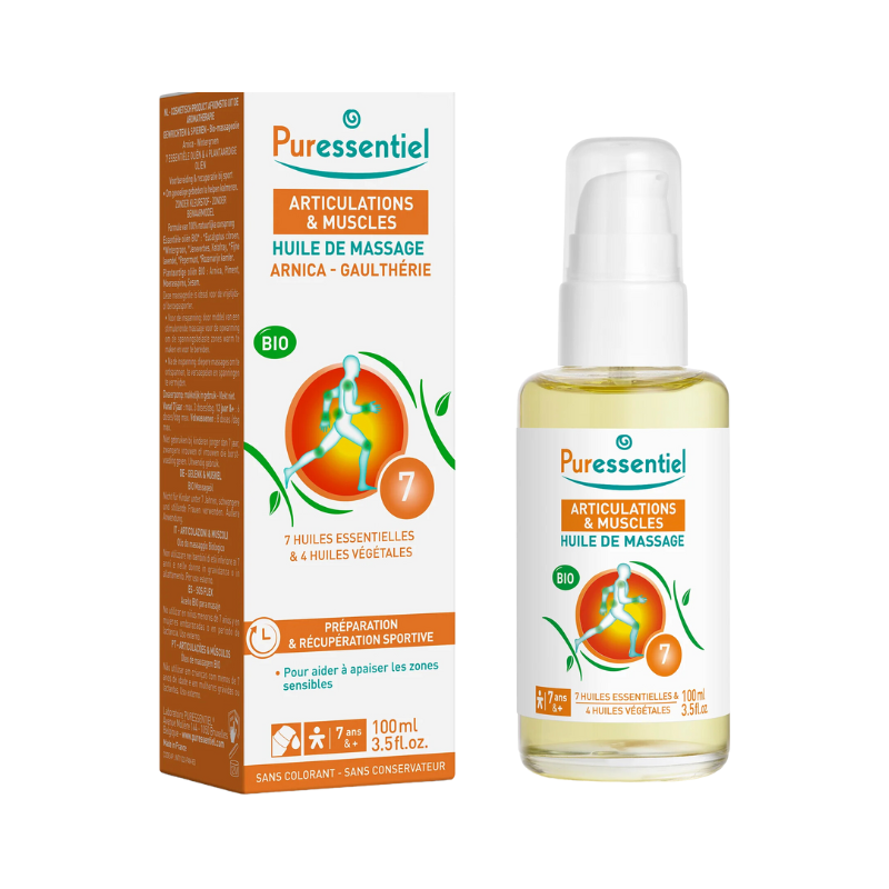 Puressentiel Joints and Muscles Massage Oil Bio 100ml