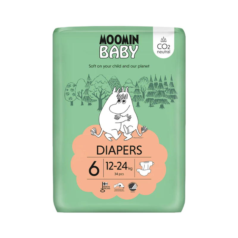 Moomin Baby T6 12-24kg 34 diapers