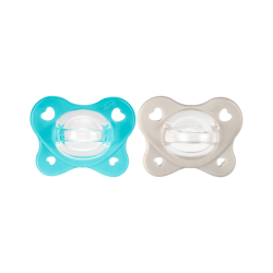 Chicco Physio Forma Dual Soft Chupeta 6-16m 2 unidades Azul
