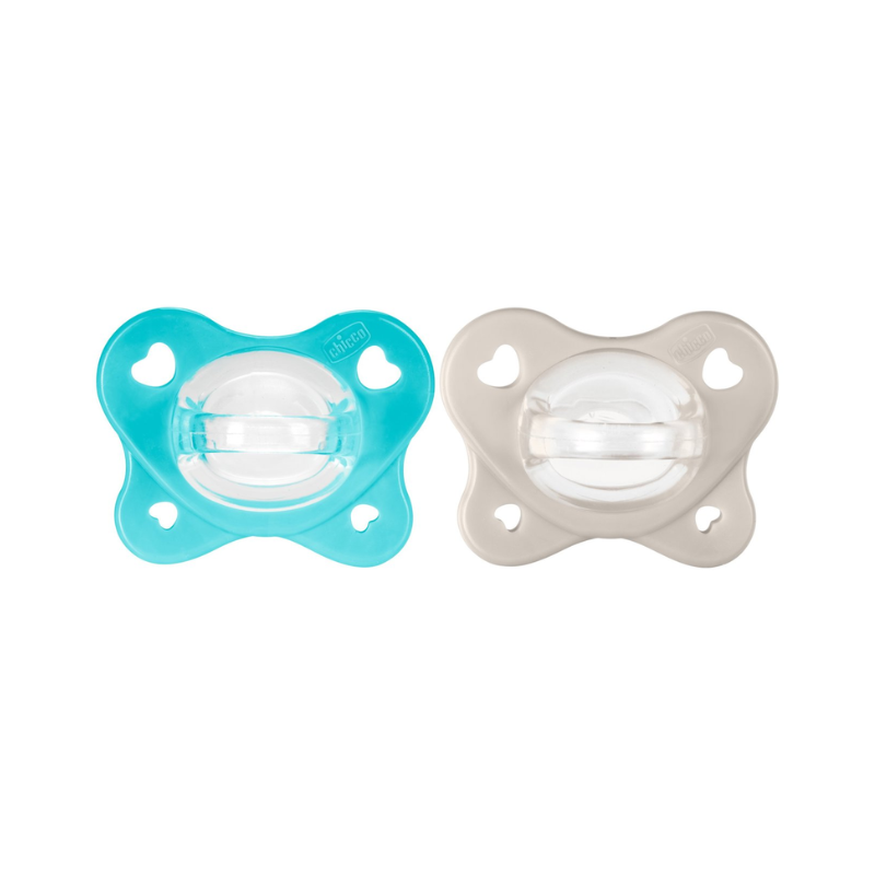 Chicco Physio Forma Dual Soft Chupeta 6-16m 2 unidades Azul