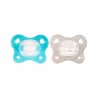 Chicco Physio Forma Dual Soft Chupete 6-16m 2 unidades Azul