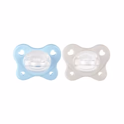 Chicco Physio Forma Dual Soft Sucette 2-6m 2 unités Bleu