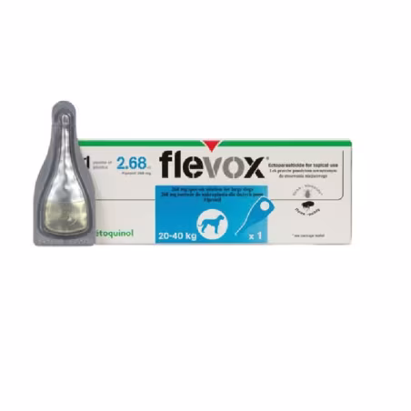 Flevox 268mg Chiens (20-40 kg) 1 pipette