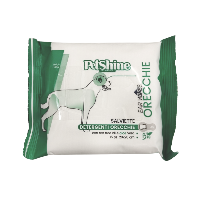 Petshine Ear Cleaning Wipes 15 units