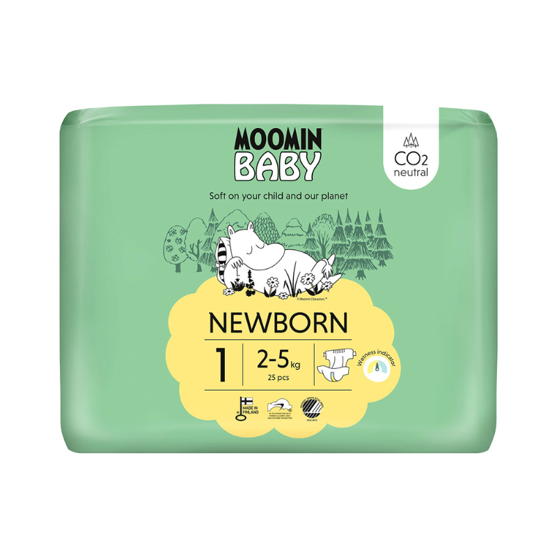 Moomin Baby T1 2-5kg 25 diapers