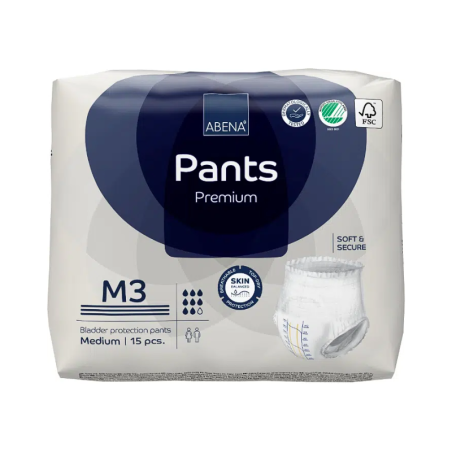 Abena Pants Premium Cueca M3 15 unidades