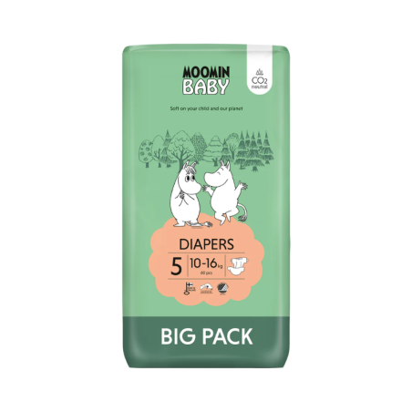 Moomin Baby T5 10-16kg 60 Diapers