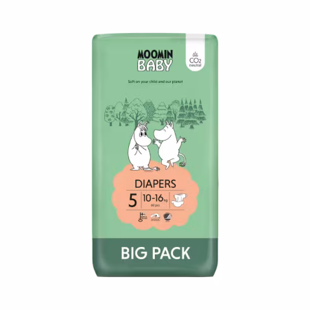 Moomin Baby T5 10-16kg 60 pañales