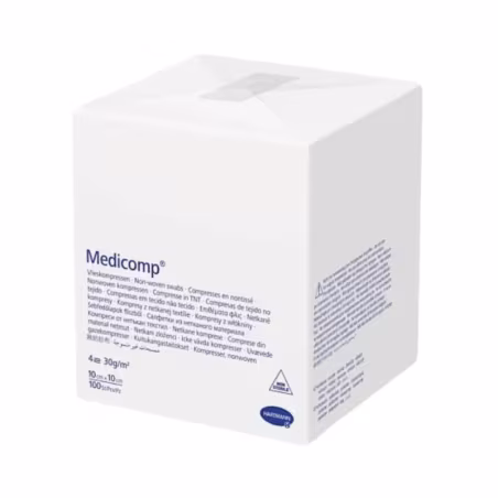 Medicomp Compresses Non Tissées Non Stériles 10x10cm 100 unités