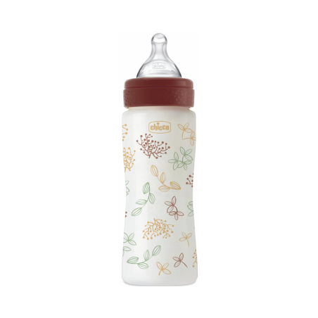 Chicco Biberão Perfect Easy Eco+ Fluxo Rápido 4m+ 330ml Vermelho