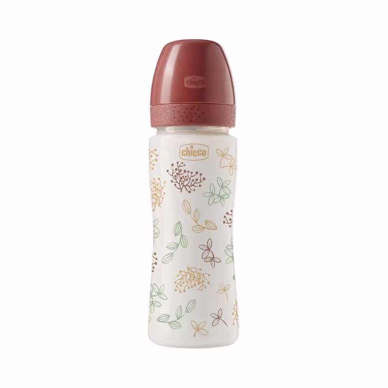 Chicco Perfect Easy Eco+ Bouteille à Débit Rapide 330 ml Rouge