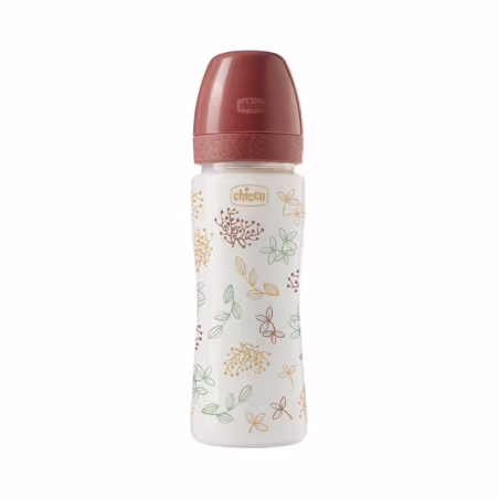 Chicco Perfect Easy Eco+ Bouteille à Débit Rapide 330 ml Rouge