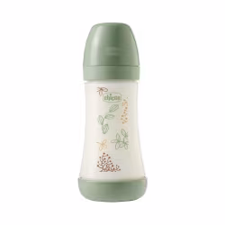 Chicco Perfect 5 Eco+ Biberon 2 mois+ 240 ml Débit Moyen Vert