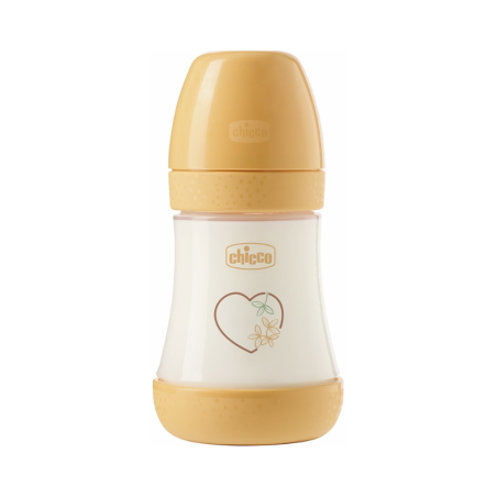 Chicco Perfect 5 Eco+ Biberon Débit Lent 0m+ 150ml Jaune