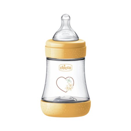 Chicco Perfect 5 Eco+ Bottle Slow Flow 0m+ 150ml Yellow