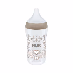Nuk Perfect Match Biberão Silicone Corações 3m+ 260ml