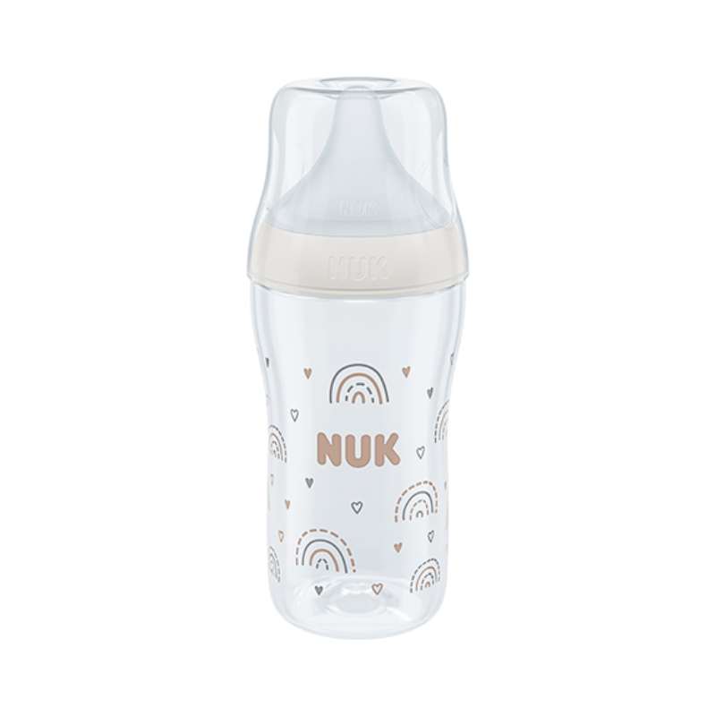 Nuk Perfect Match Silicone Baby Bottle Rainbows 3m+ 260ml
