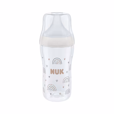 Nuk Perfect Match Biberón Silicona Arcoíris 3m+ 260ml