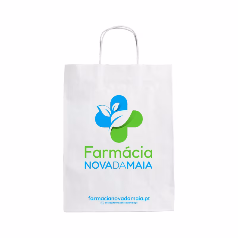 Sac en papier Farmácia Nova da Maia
