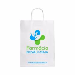 Sac en papier Farmácia Nova da Maia