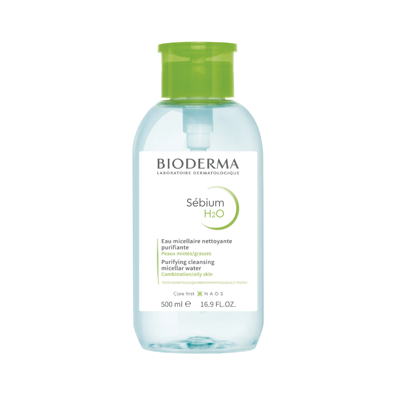 Bioderma Sébium H2O Eau Micellaire Pompe 500ml