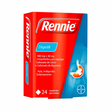 Rennie Digestif 680mg+80mg 24 Comprimés