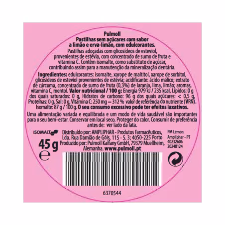 Pulmoll Bonbons Citron 45g