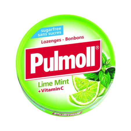 Pulmoll Lime and Mint Candies 45g