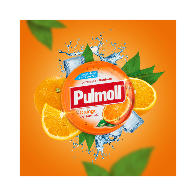Pulmoll Rebuçados Laranja 45g
