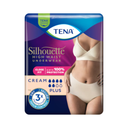 Tena Silhouette Taille Haute Crème Plus Taille L 8 unités