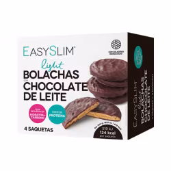 Easyslim Light Bolachas Chocolate Leite 4 saquetas