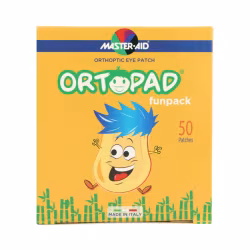 Ortopad Funpack Pensos Oclusivos Médio 50 unidades 2-4 anos