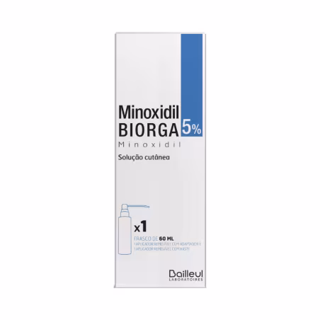Minoxidil Biorga 5% Solución Cutánea 60ml