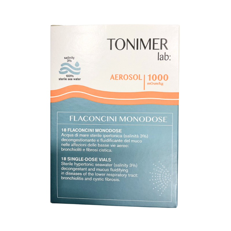 Ampoules Aérosol Tonimer Hypertonique 18x3ml