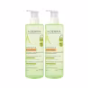 A-Derma Exomega Control Gel Lavante Emoliente 2 em 1 Corpo e Cabelo 2x500ml