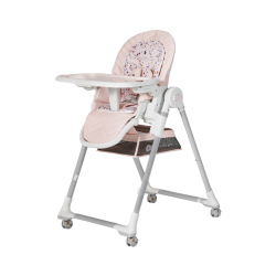 Kinderkraft Lastree Chaise Haute 2en1 Rose