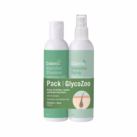 Cutania GlycoZoo Pack Shampoing 236ml + Spray 236ml