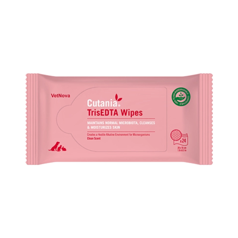 Cutania TrisEDTA Wipes 24 toalhitas
