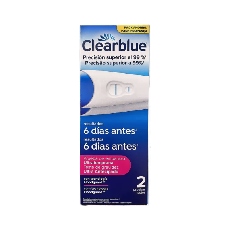 Clearblue Prueba de Embarazo Ultra Temprana 2 unidades