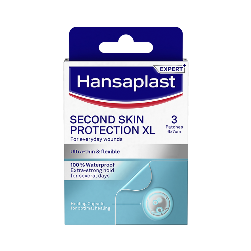 Hansaplast Second Skin Protection XL 6cmx7cm 3 unités