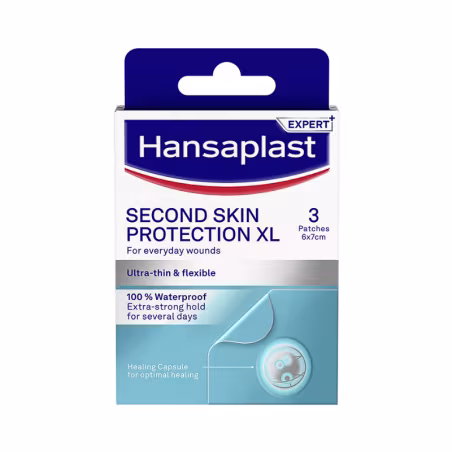 Hansaplast Second Skin Protection XL 6cmx7cm 3 units