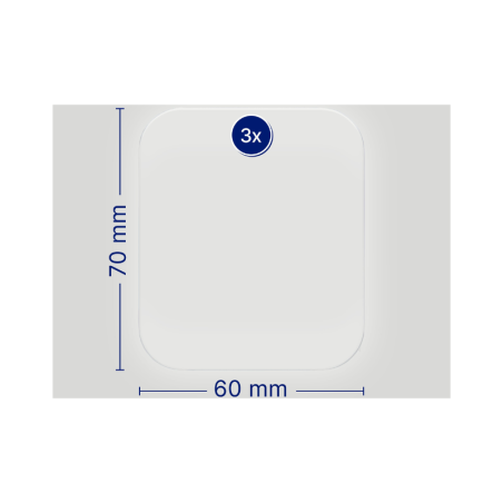 Hansaplast Second Skin Protection XL 6cmx7cm 3 units