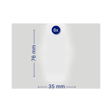 Hansaplast Segunda Piel Protección 7,3cmx3,6cm 6 unidades
