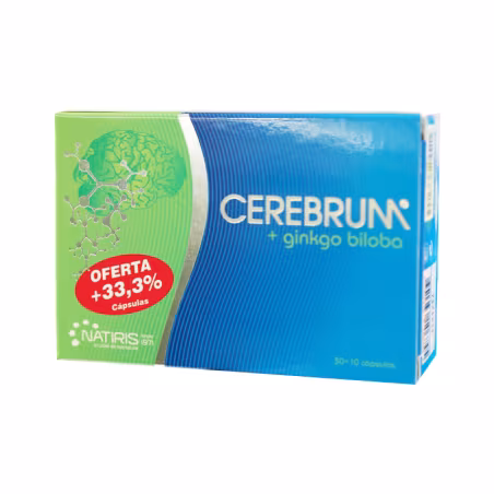 Cerebrum Ginkgo Biloba 30+10 cápsulas