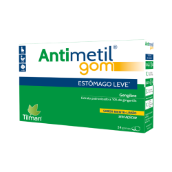 Antimetil Gom Limão & Menta 24 gomas