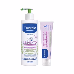 Mustela Linimento 400ml + Creme Zona da Fralda 1-2-3 50ml
